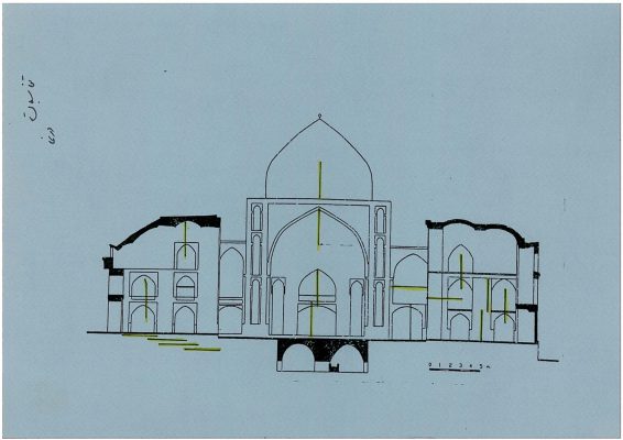 نمای مسجد جامع سروستان