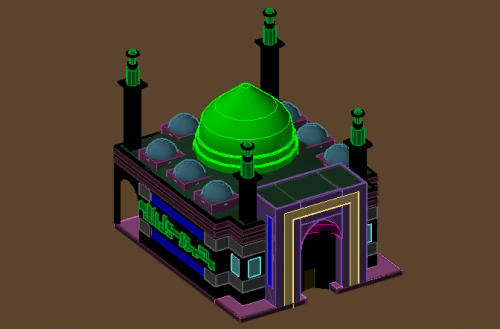 دانلود 3d یک مسجد