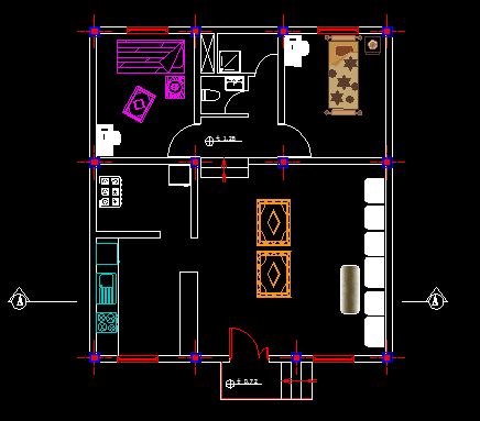 دانلود نقشه خانه کرسی بلند یک طبقه