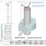 دانلود پروژه معماری سازه های دینامیکی Davinci tower